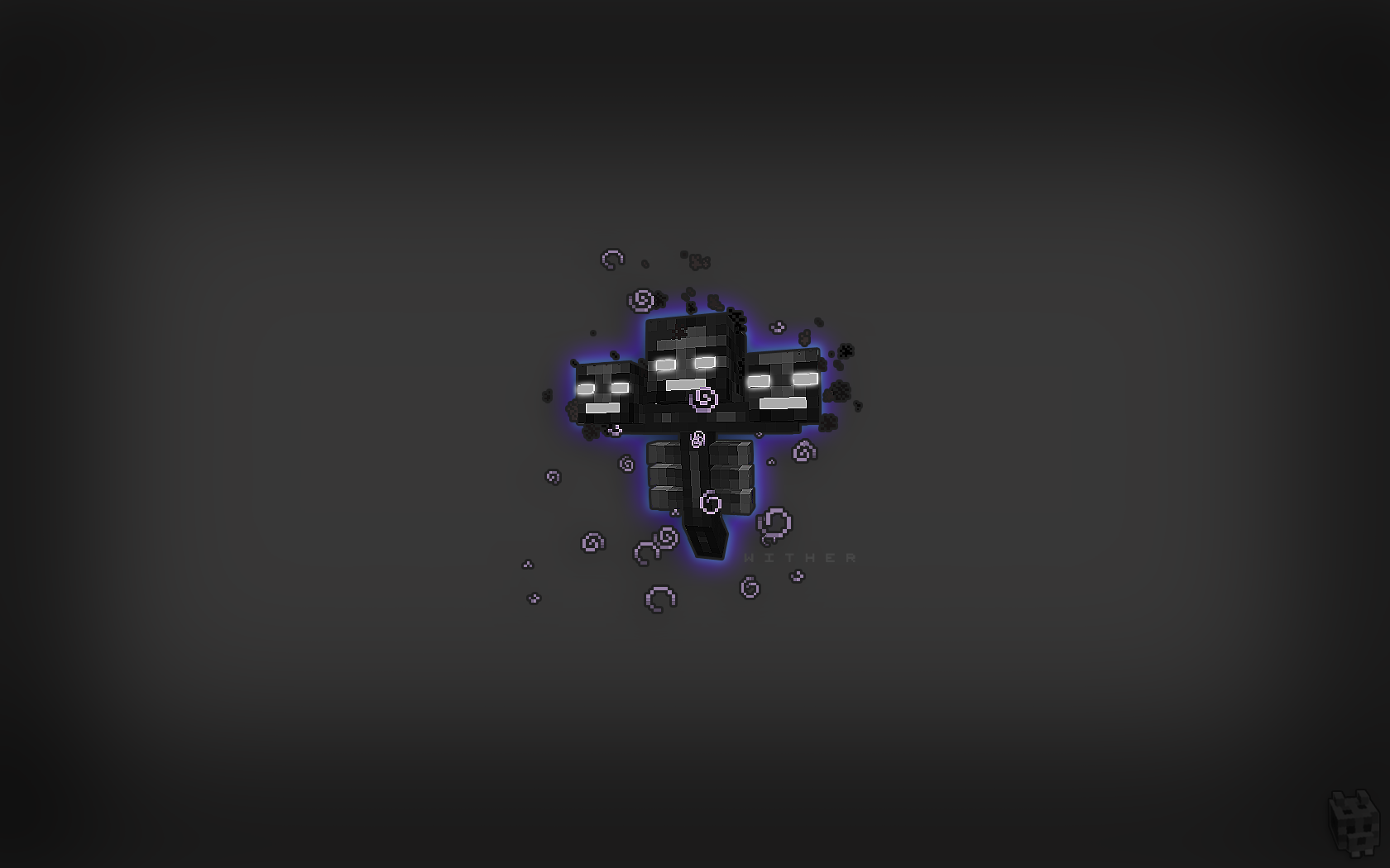 wither minecraft wallpaper