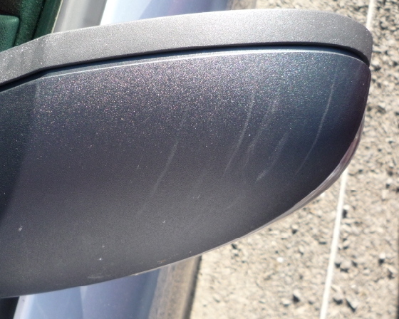 black scuff marks