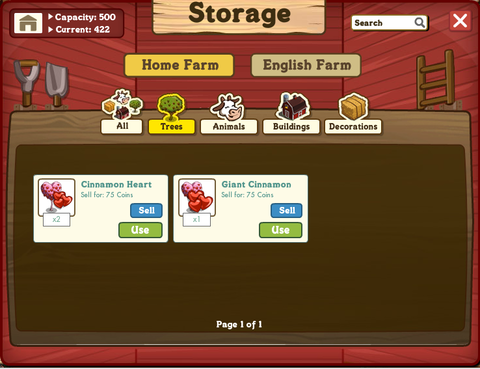 2 FarmVille Storage for Animals & Trees is Here