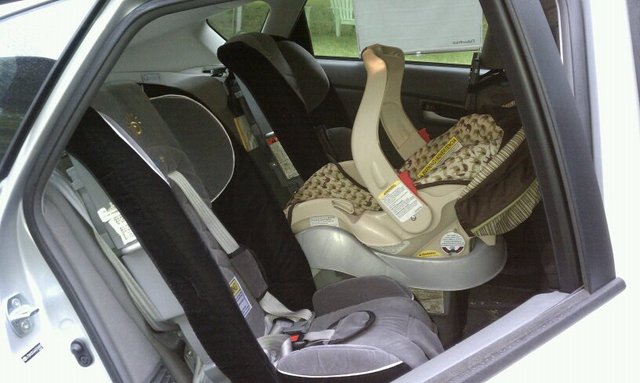 toyota prius three car seats #2