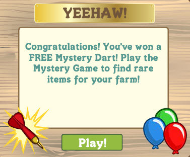 Free Mystery Dart! 8363186 Free Mystery Dart!