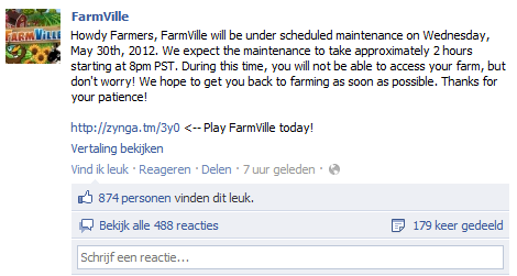 FarmVille Scheduled Maintenance: Wednesday, May 30th 2012! 8368886 FarmVille Scheduled Maintenance: Wednesday, May 30th 2012!
