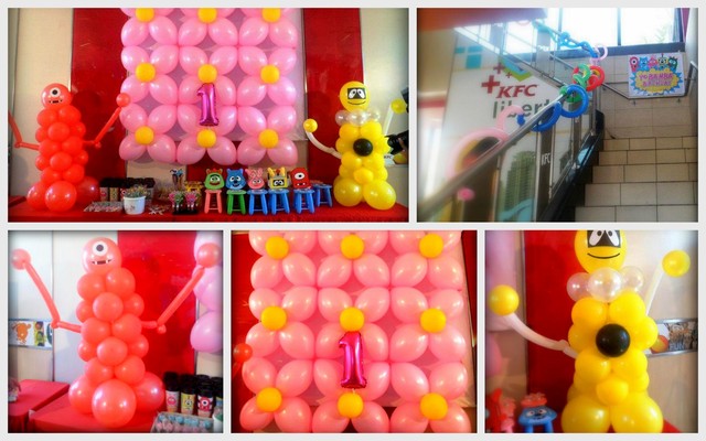 Yo Gabba Gabba Balloon Decor