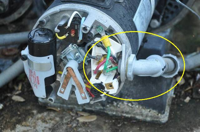 Is there a pump fitting adapter to stop this inlet leak ... wiring diagram for marathon electric 1 2 hp motor 