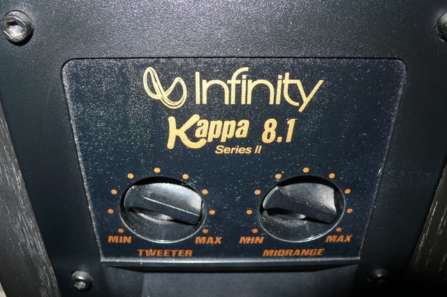 Infinity kappa 8.1 ii stereo floorstanding Audiophile speakers  